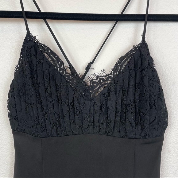 Majorelle Nadia Gown Lace Bodice Slit Dress Sz XXS - Picture 5 of 15